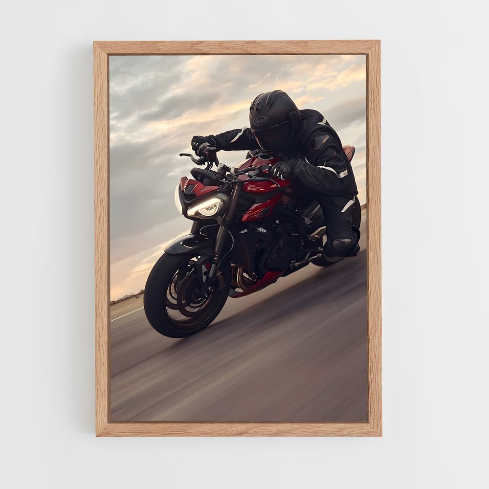 Poster Street triple rs captivant – affiche Triumph (vue 4)
